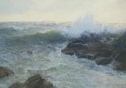 Lionel Walden Crashing Surf painting